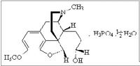 磷酸可待因結構式
