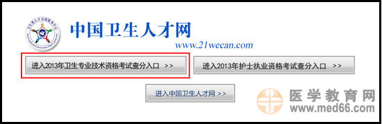 2013年初級護(hù)師考試成績查詢?nèi)肟? width=