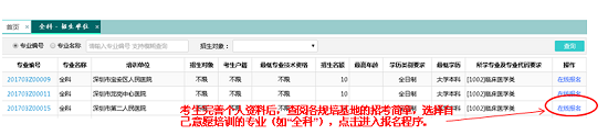 深圳市住院醫(yī)師規(guī)范化培訓招生系統(tǒng)網(wǎng)上報名流程9