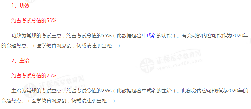 【學習計劃表】15周掌握2020年執(zhí)業(yè)藥師《中藥二》重難點！_副本_副本1