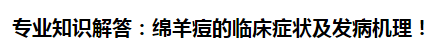 專業(yè)知識解答：綿羊痘的臨床癥狀及發(fā)病機(jī)理！